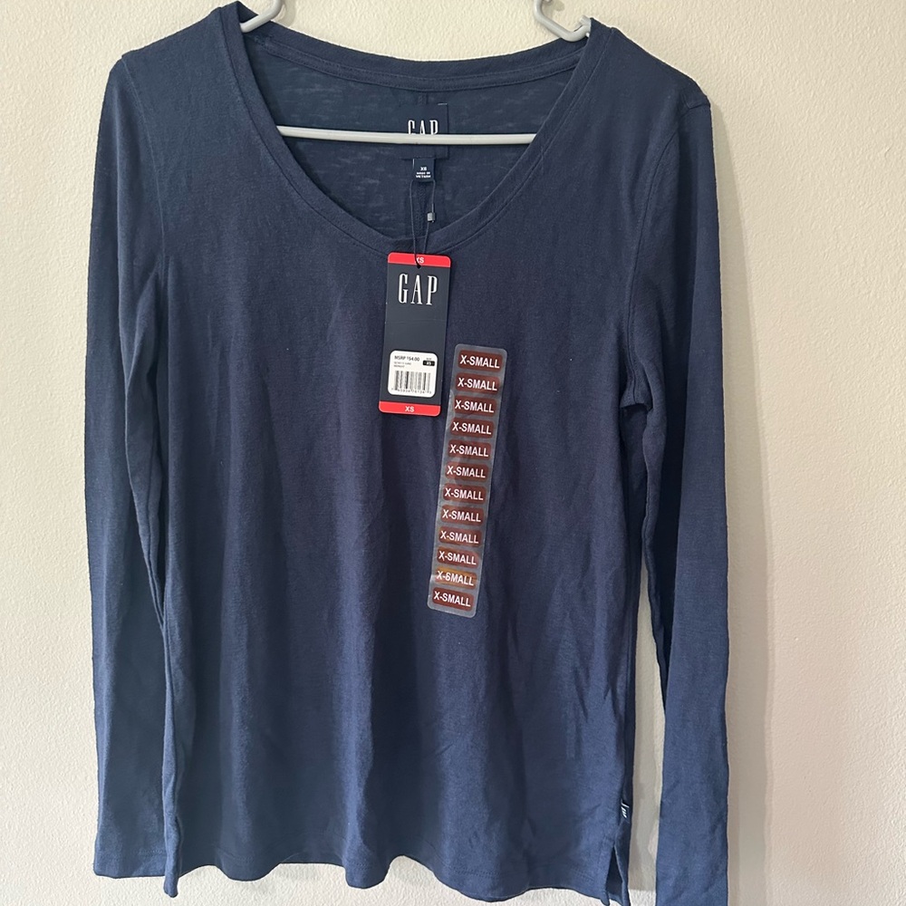 NWT -GAP Midnight Blue X-Small Top
